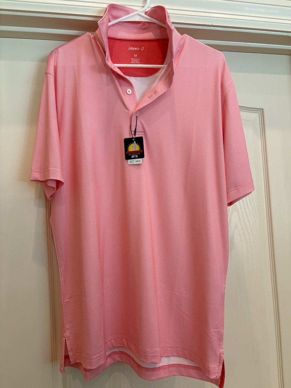 Johnnie-O Poe Men's Coral Polo Shirt